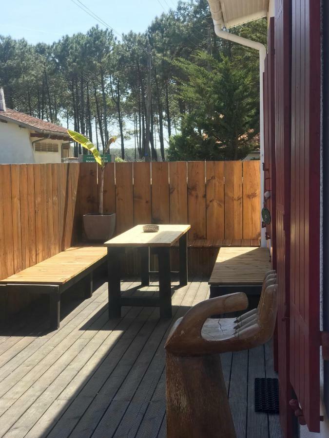 比斯卡罗斯海滩Maison A Deux Pas De L'Ocean别墅 外观 照片